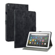 For Amazon Fire HD 8 2015/2016/2017/2018 Tiger Pattern PU Tablet Case(Black) - Amazon by PMC TechLife | Online Shopping South Africa | PMC TechLife | Buy Now Pay Later Mobicred