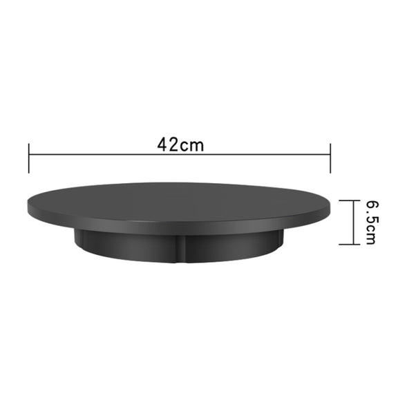 42cm Charging Rotating Display Stand Video Shooting Turntable, Load: 100kg, Power Plug:UK Plug(Black)