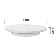 42cm Charging Rotating Display Stand Video Shooting Turntable, Load: 100kg, Power Plug:UK Plug(White)