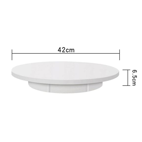 42cm Charging Rotating Display Stand Video Shooting Turntable, Load: 100kg, Power Plug:AU Plug(White)