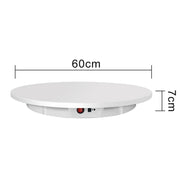 60cm Charging Rotating Display Stand Video Shooting Turntable, Load: 100kg, Power Plug:AU Plug(White)