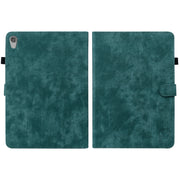 For Lenovo Tab M10 HD Gen 2 Tiger Pattern PU Tablet Case(Dark Green)
