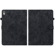 For Lenovo Tab M10 HD Gen 2 Tiger Pattern PU Tablet Case(Black)