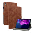 For Lenovo Tab P11/Pad Plus 2011 Tiger Pattern PU Tablet Case(Brown) - Lenovo by PMC TechLife | Online Shopping South Africa | PMC TechLife | Buy Now Pay Later Mobicred