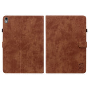For Lenovo Tab P11/Pad Plus 2011 Tiger Pattern PU Tablet Case(Brown)