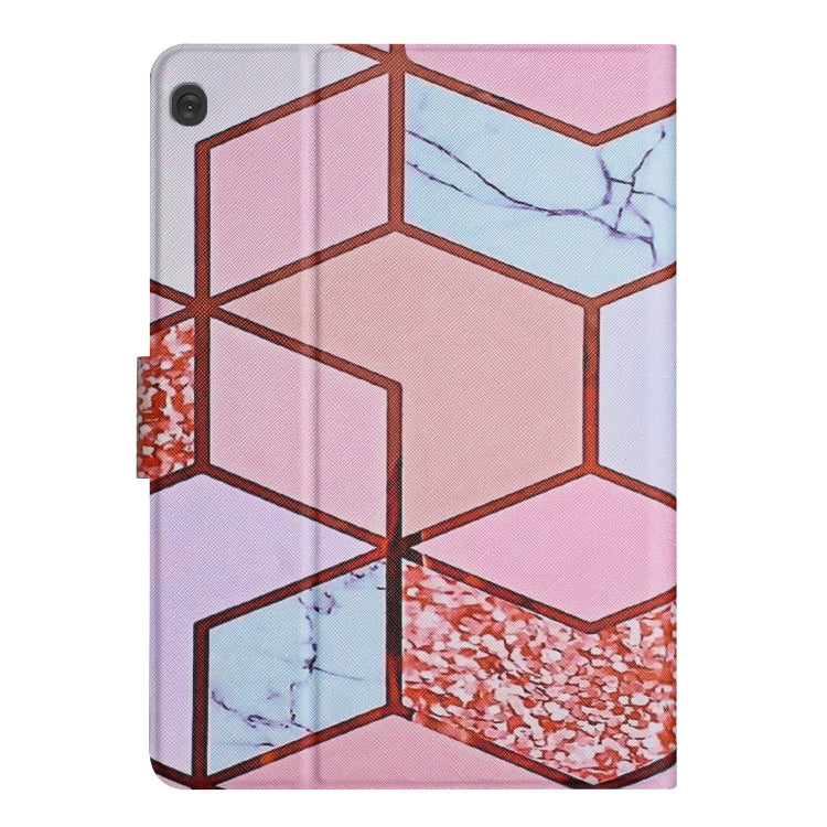 For Lenovo Tab M10 X605F X505 Marble Pattern Smart Leather Tablet Case(Splicing Marble)