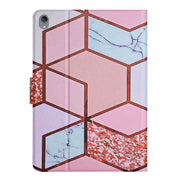 For Lenovo Tab P11 Marble Pattern Smart Leather Tablet Case(Splicing Marble)