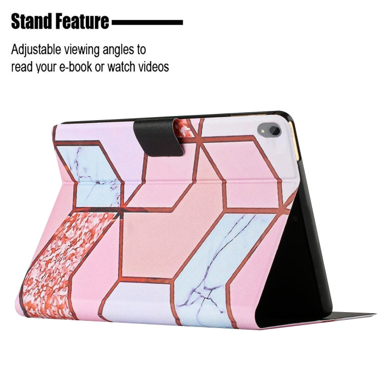 For Lenovo Tab P11 Marble Pattern Smart Leather Tablet Case(Splicing Marble)