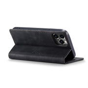 For iPhone 14 Pro CaseMe-013 Multifunctional Retro Frosted Leather Phone Case(Black)