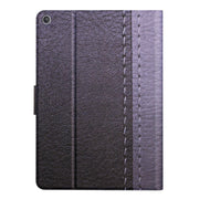 For Amazon Kindle Fire HD 10 2015 Stitching Solid Color Smart Leather Tablet Case(Grey)