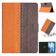 For Lenovo Tab M10 X605F X505 Stitching Solid Color Smart Leather Tablet Case(Orange) - Lenovo by PMC TechLife | Online Shopping South Africa | PMC TechLife | Buy Now Pay Later Mobicred