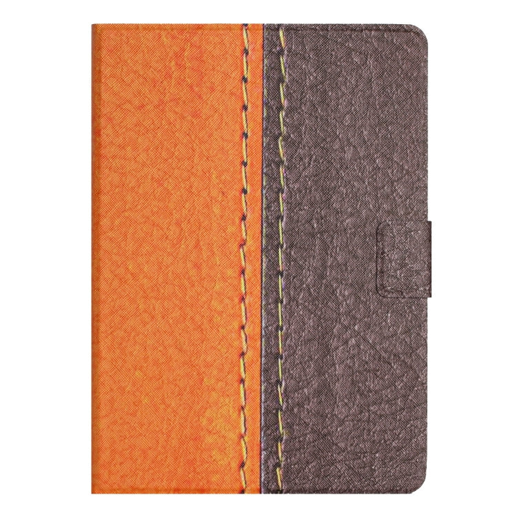 For Lenovo Tab M10 X605F X505 Stitching Solid Color Smart Leather Tablet Case(Orange)