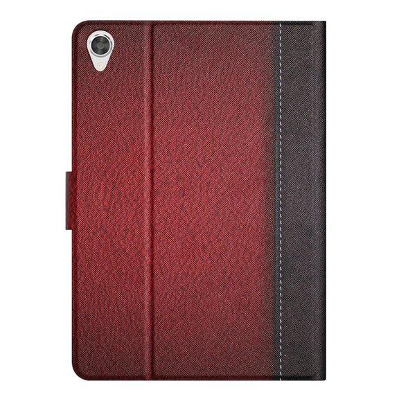 For Lenovo Tab M10 3rd Gen Stitching Solid Color Smart Leather Tablet Case(Red)
