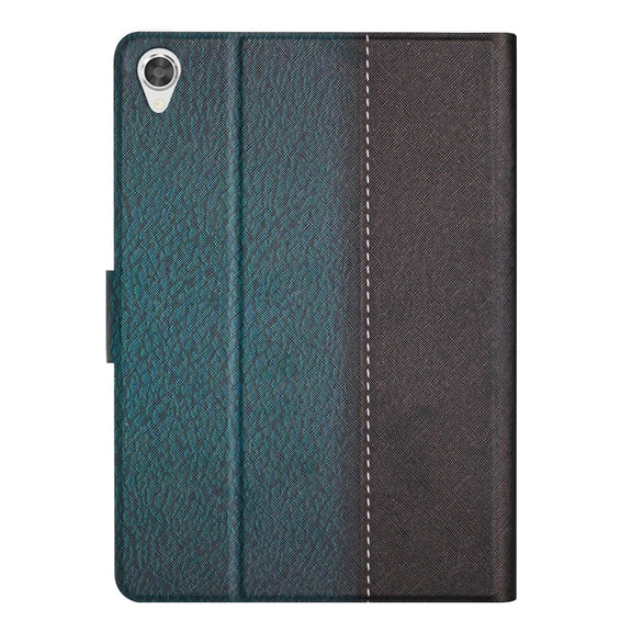 For Lenovo Tab M10 3rd Gen Stitching Solid Color Smart Leather Tablet Case(Green)