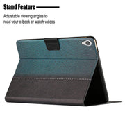 For Lenovo Tab M10 3rd Gen Stitching Solid Color Smart Leather Tablet Case(Green)