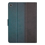 For Lenovo Tab M10 Plus Stitching Solid Color Smart Leather Tablet Case(Green)