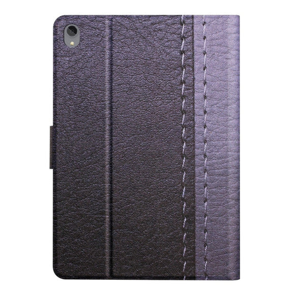 For Lenovo Tab P11 Stitching Solid Color Smart Leather Tablet Case(Grey)