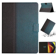 For Lenovo Tab P11 Stitching Solid Color Smart Leather Tablet Case(Green)