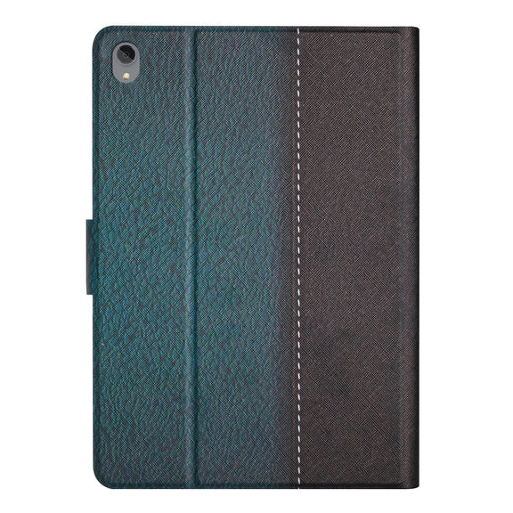 For Lenovo Tab P11 Stitching Solid Color Smart Leather Tablet Case(Green)