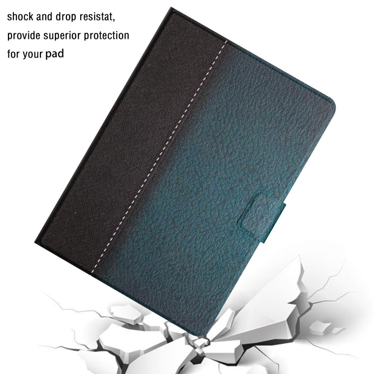 For Lenovo Tab P11 Stitching Solid Color Smart Leather Tablet Case(Green)