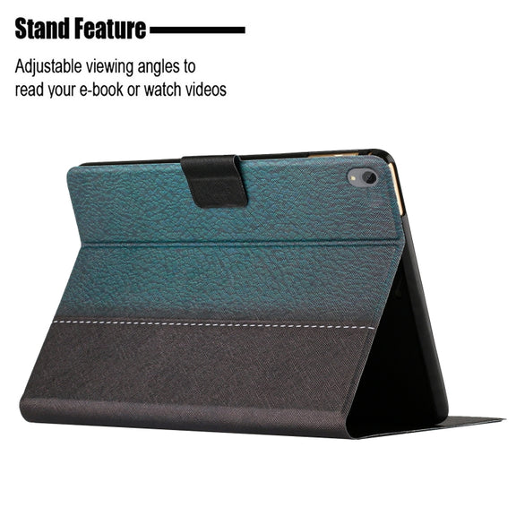 For Lenovo Tab P11 Stitching Solid Color Smart Leather Tablet Case(Green)