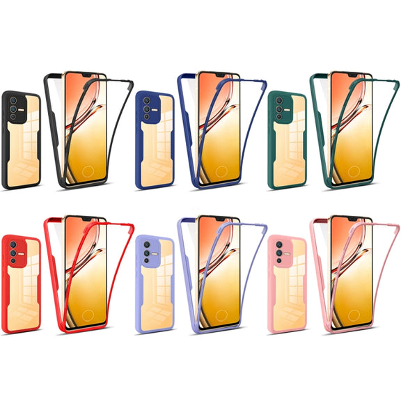 For vivo V23 5G 360 Degrees Full Coverage Phone Case(Purple)