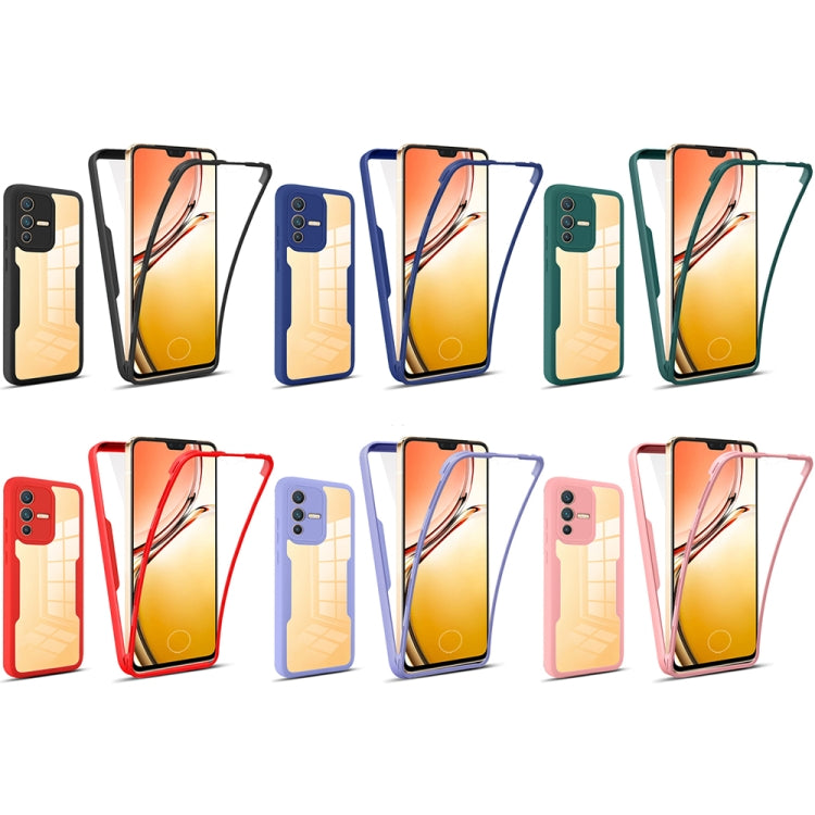 For vivo V23 5G 360 Degrees Full Coverage Phone Case(Purple)
