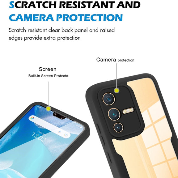 For vivo V23 5G 360 Degrees Full Coverage Phone Case(Purple)