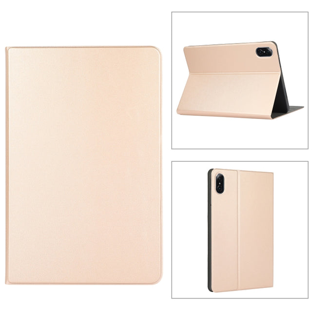 For Honor Pad 8 Voltage Elastic Texture Horizontal Flip Leather Case with Holder(Gold)