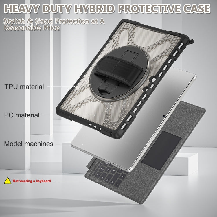 For MicroSoft Surface Pro 8 TPU + PC Tablet Case(Tea Color)