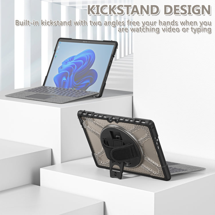 For MicroSoft Surface Pro 8 TPU + PC Tablet Case(Tea Color)