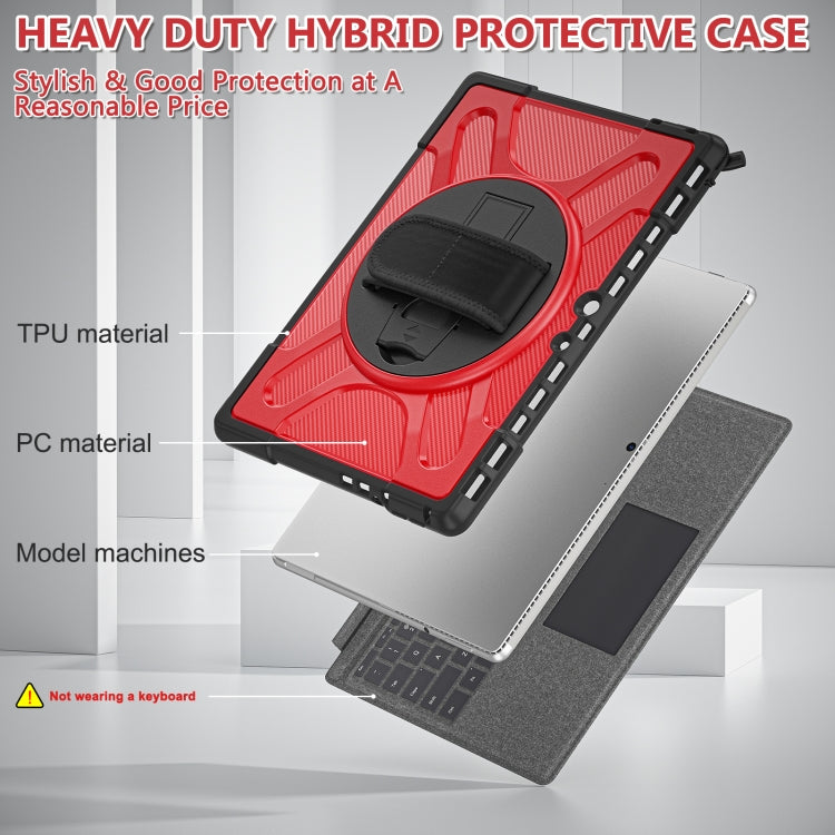 For MicroSoft Surface Pro 8 TPU + PC Tablet Case(Red)