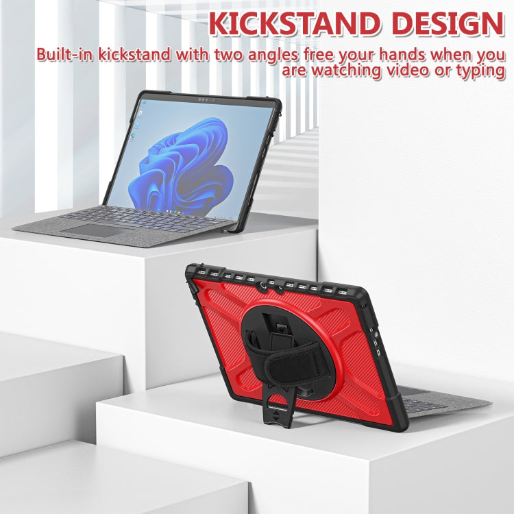 For MicroSoft Surface Pro 8 TPU + PC Tablet Case(Red)