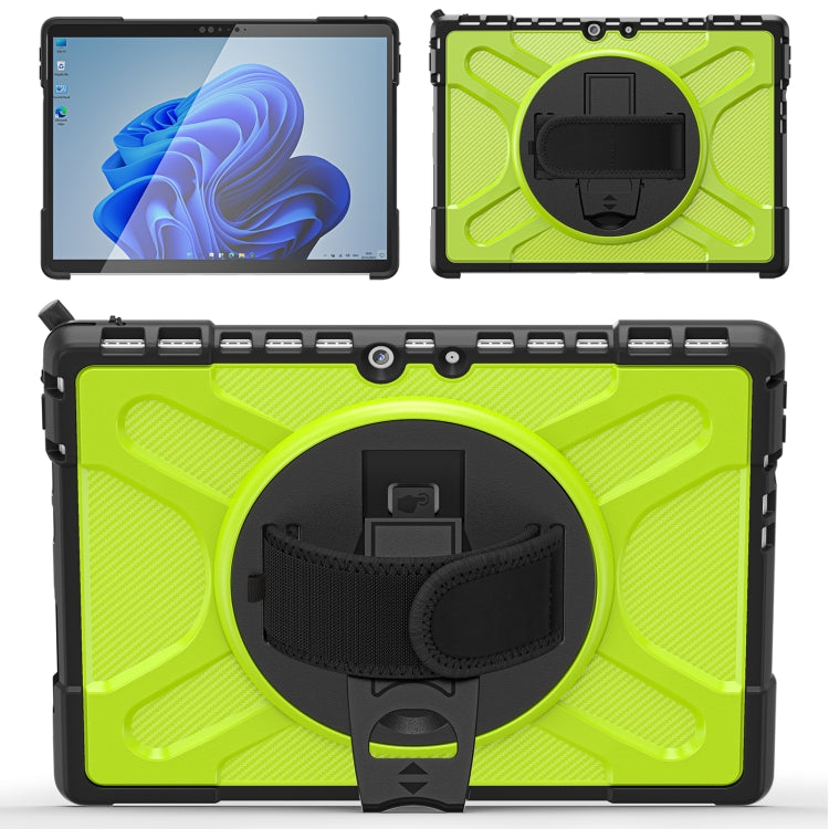 For MicroSoft Surface Pro 8 TPU + PC Tablet Case(Yellow Green)