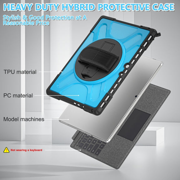 For MicroSoft Surface Pro 8 TPU + PC Tablet Case(Blue)