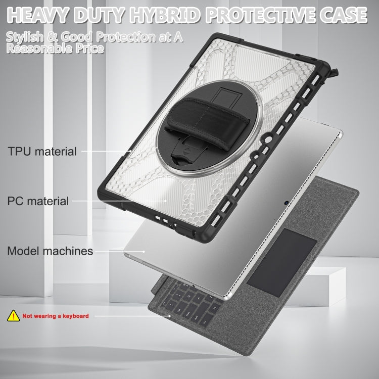 For MicroSoft Surface Pro 8 TPU + PC Tablet Case(Transparent)