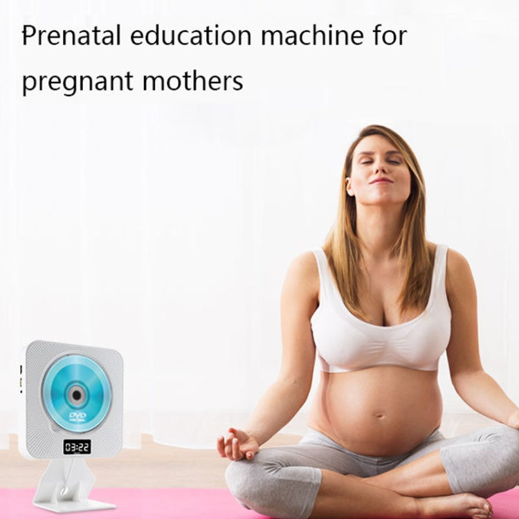 Kecag KC-608 Wall Mounted HD DVD Player Bluetooth CD Player(White)