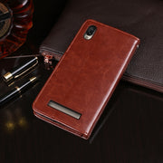 For Doogee X90 idewei Crazy Horse Texture Horizontal Flip Leather Case with Holder & Card Slots & Wallet(Red)