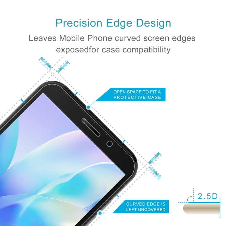 50 PCS 0.26mm 9H 2.5D Tempered Glass Film For Doogee X97 Pro