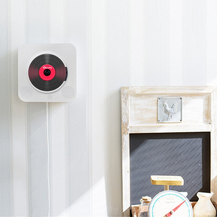 Kecag KC-808 6W Wall Mounted Bluetooth CD Player(White)