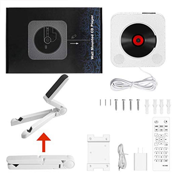 Kecag KC-809 10W Portable Bluetooth Album CD Player Player(Black)