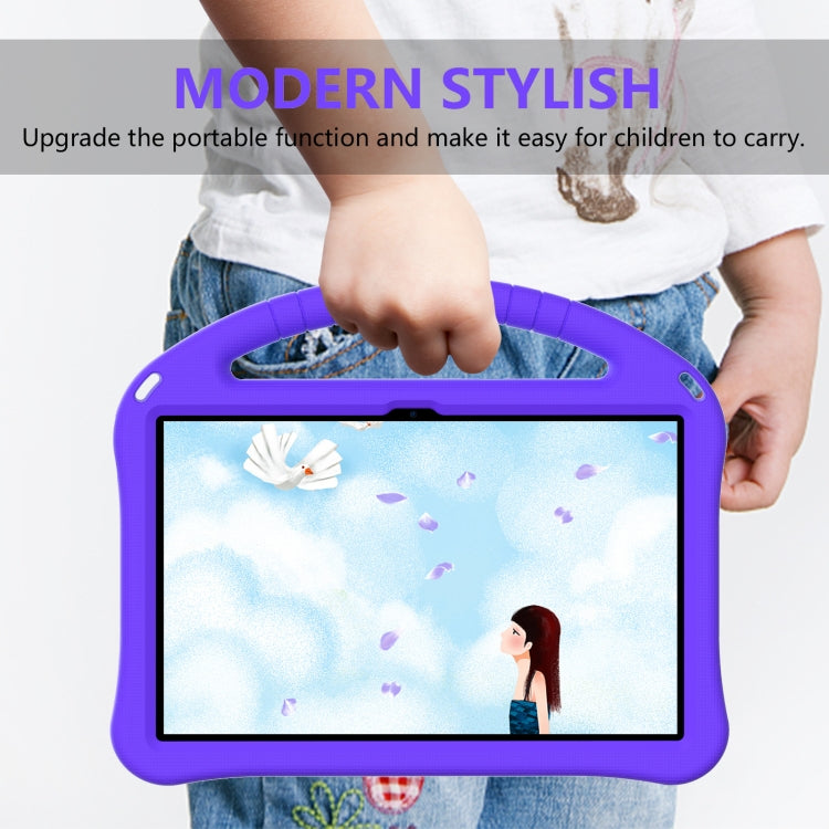 For Huawei MatePad Pro 10.8 2021 EVA Shockproof Tablet Case with Holder(Purple)