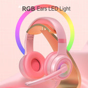 Y20 LED Bass Stereo PC Wired Gaming Headset with Microphone(Black)