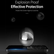 For iPhone 16e / 14 / 13 / 13 Pro 10pcs DUX DUCIS 0.33mm 9H Medium Alumina Tempered Glass Film(Black)