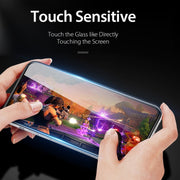 For iPhone 14 Plus / 13 Pro Max 10pcs DUX DUCIS 0.33mm 9H Medium Alumina Tempered Glass Film(Black)