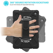 For Amazon Kindle Fire 7 2022 Hard PC Soft Silicone Full Body Tablet Case(Black)