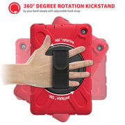 For Amazon Kindle Fire 7 2022 Hard PC Soft Silicone Full Body Tablet Case(Red)