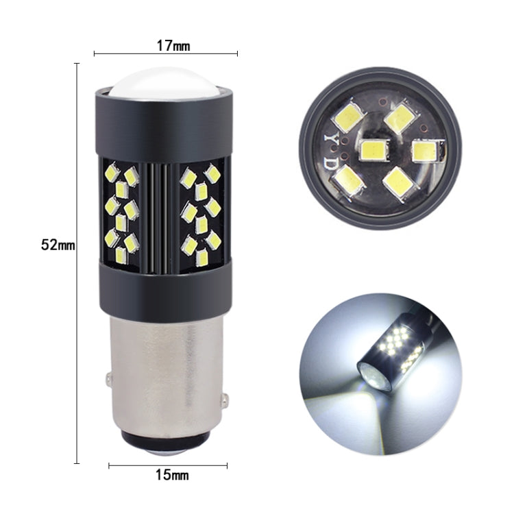 1 Pair 1157 12V 7W Continuous Car LED Fog Light(White Light)