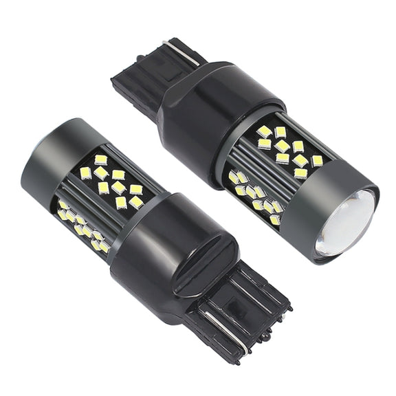1 Pair 7443 12V 7W Continuous Car LED Fog Light(Orange Light)