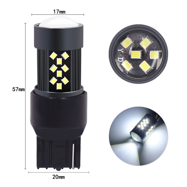 1 Pair 7443 12V 7W Continuous Car LED Fog Light(Orange Light)